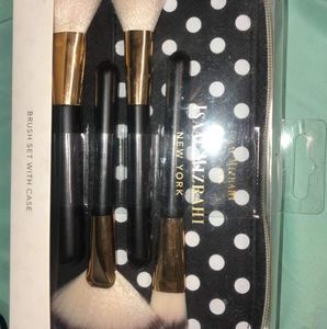 Brush set and case